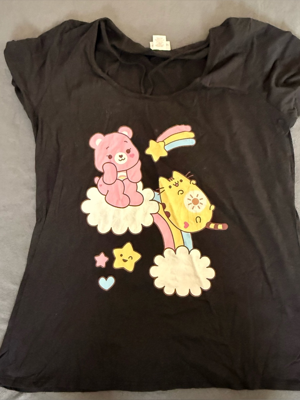 Care Bears x Pusheen Tee